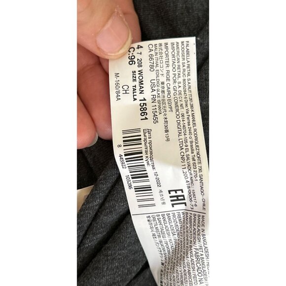 NEW! MNG Crewneck Gray T-Shirt Size Small - Picture 5 of 6